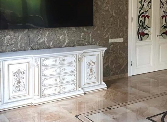 Комод Петрос, великий, дверки + 4 шухляди (покриття кольором)