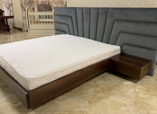 Ліжко Куб, м'яке узголів'я (тонування)