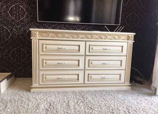 Комод Авангард, 6 шухляд покриття кольором)