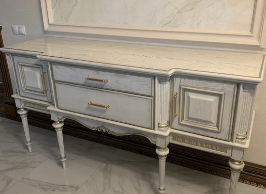 Комод Луїза ТВ, на ніжках (покриття кольором)