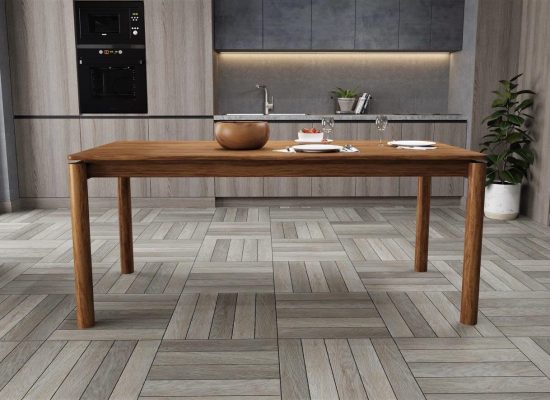 Стіл обідній Таранто, з розкладом, вставка - 900 мм (тонування)