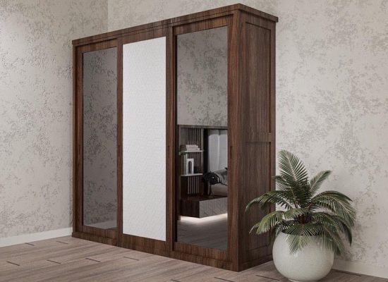 Шафа-купе Куб, 3 двері (тонування)