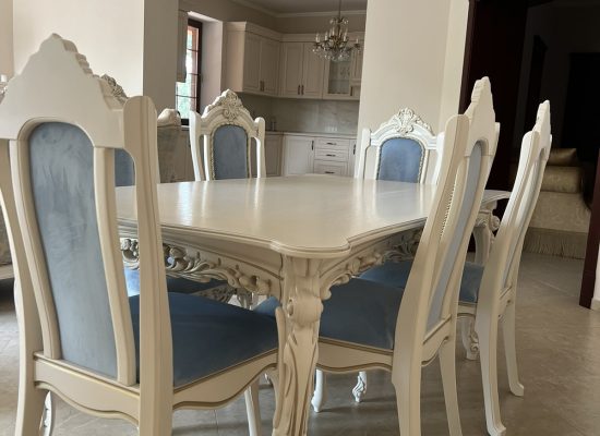 Стіл та стільці Італія (покриття кольором)