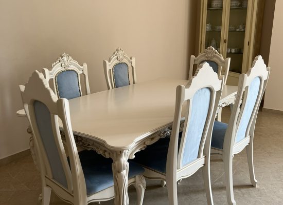 Стіл та стільці Італія (покриття кольором)