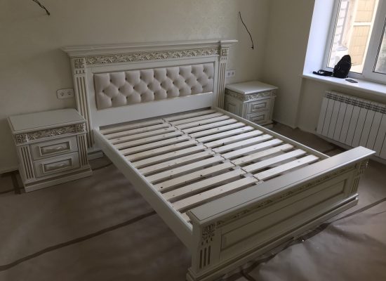 Ліжко Авангард (покриття кольором + патина)