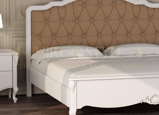 Ліжко Лозана без різблення (покриття кольором)