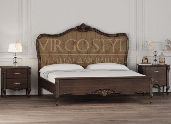 Ліжко Лозана з різбленням (тонування)