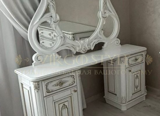 Столик туалетний Сигліс, з дзеркалом (покриття кольором)