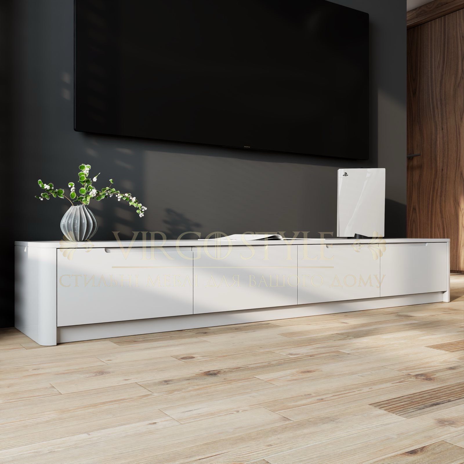 Комод ТВ Львів 4 шухляди (покриття кольором) 14-05 1