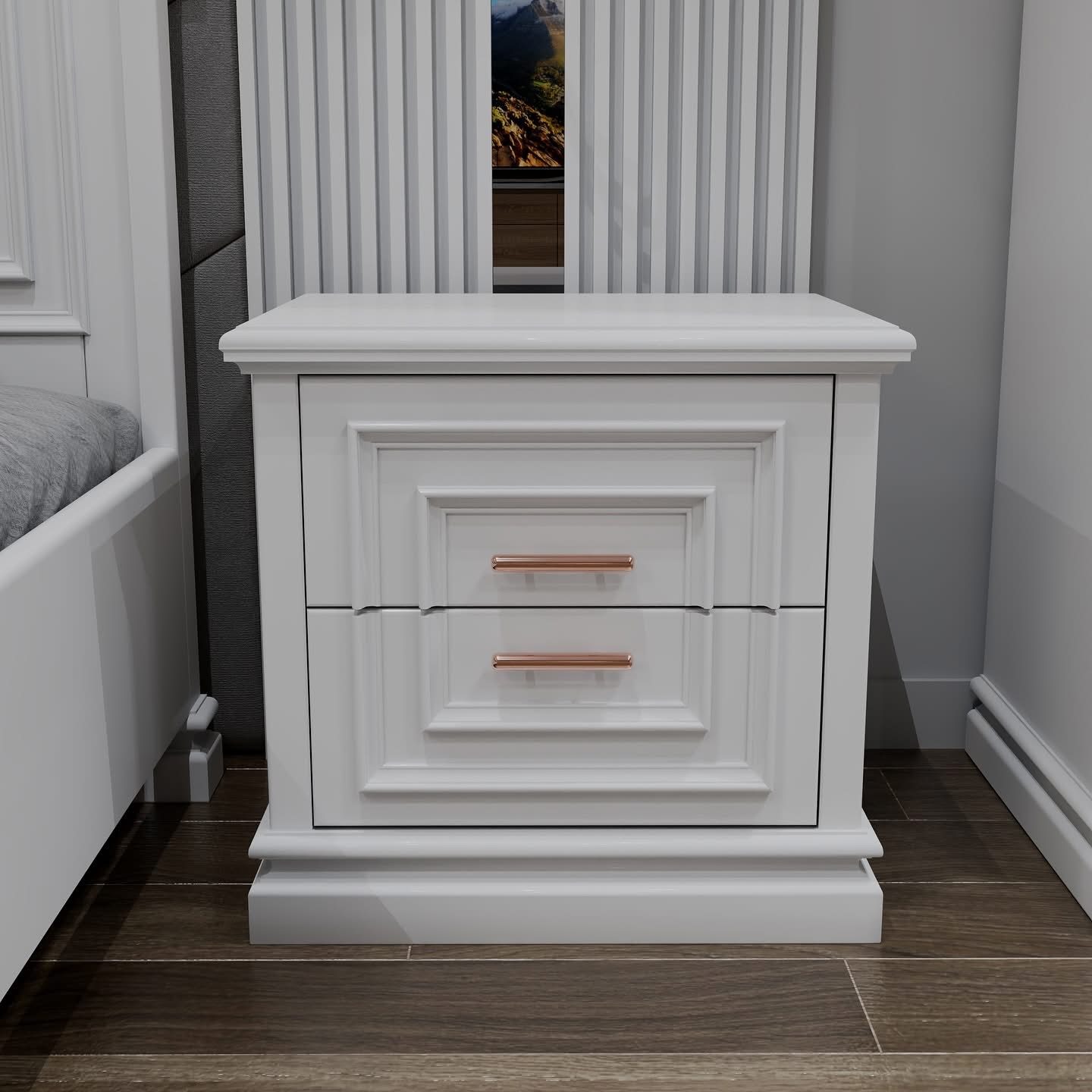 тумба приліжкова Монро (покриття кольором)